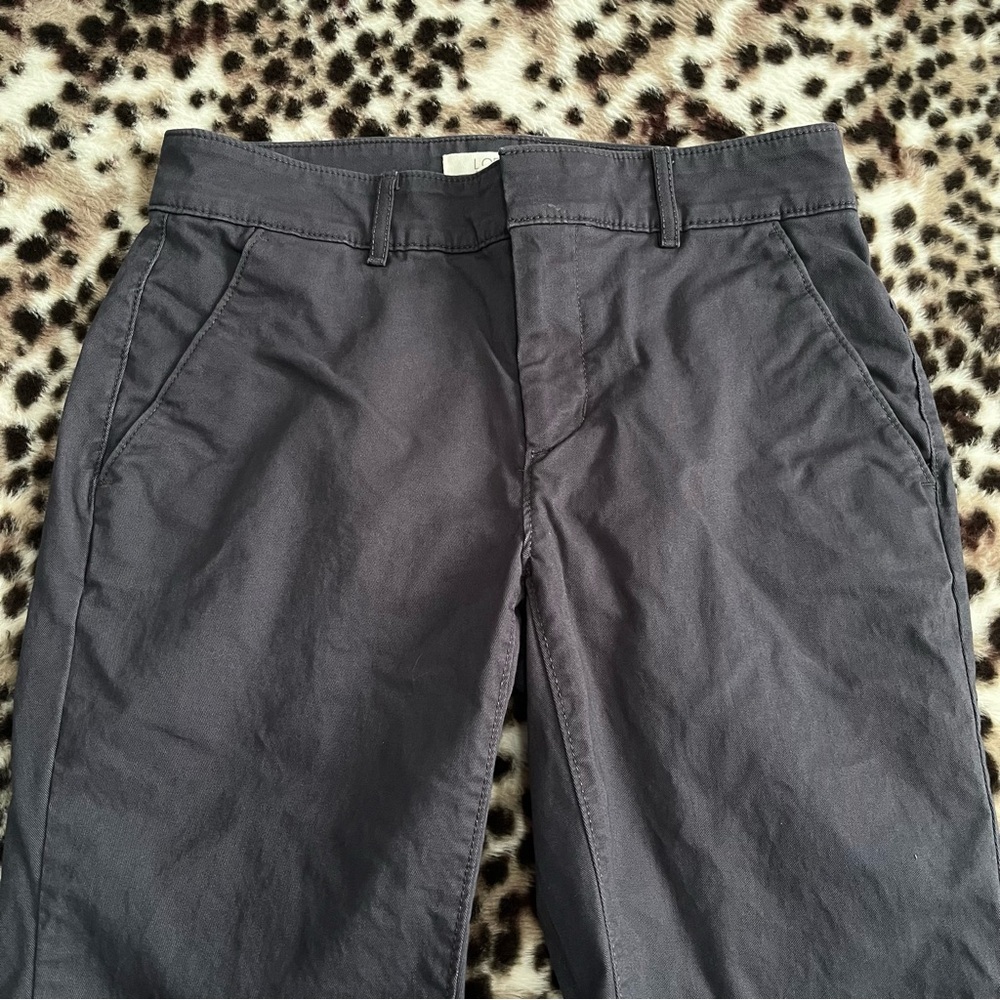 LOFT Size 2 women’s gray pants - Picture 2 of 5
